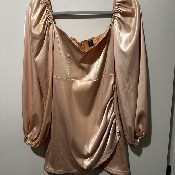 Satin Mini Dress - Picture 2 of 3